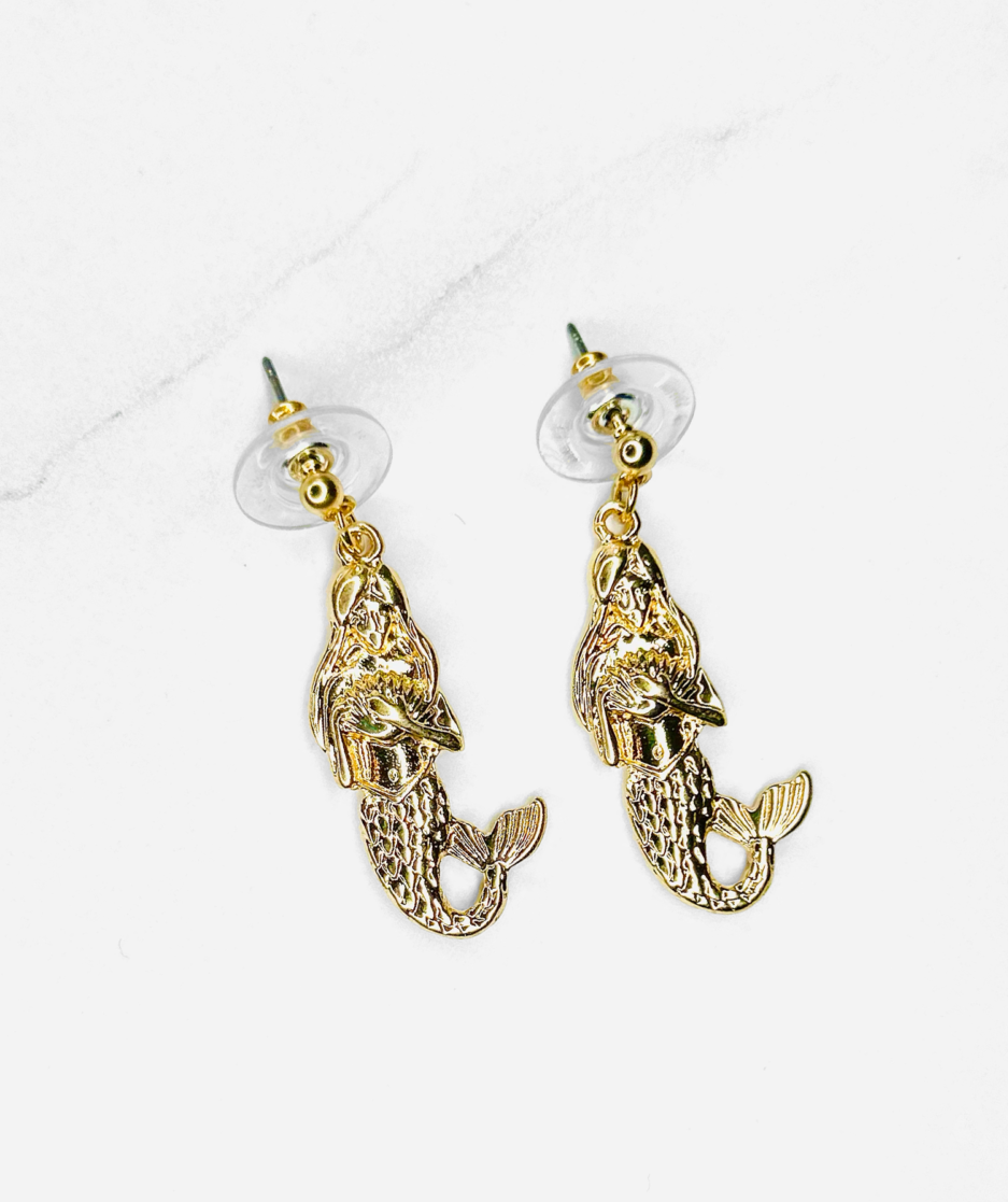 Mermaid + Shell Earrings - Mermaidery